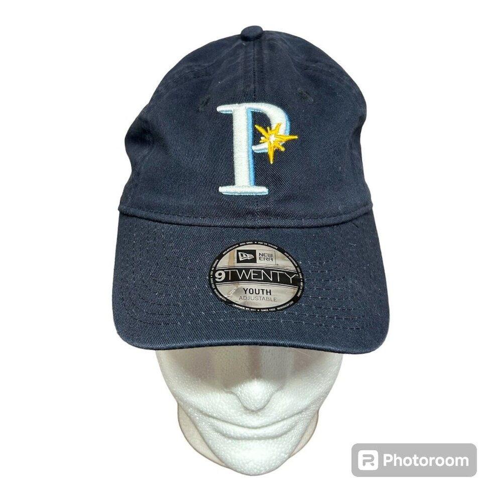 Princeton Rays New Era 9 Twenty On Field Home Cap Hat Tampa Bay Youth Strapback